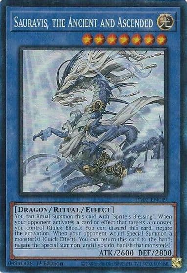 Sauravis the Ancient and Ascended PCR 25th Anniversary Rarity Collection II Yu-Gi-Oh! card