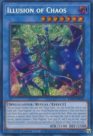 Illusion of Chaos Secret Rare 25th Anniversary Rarity Collection II Yu-Gi-Oh! card