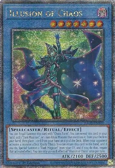 Illusion of Chaos Quarter Century Secret Rare 25th Anniversary Rarity Collection II Yu-Gi-Oh! card