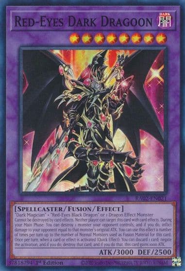 Red Eyes Dark Dragoon 25th Anniversary Rarity Collection II Yu-Gi-Oh! card