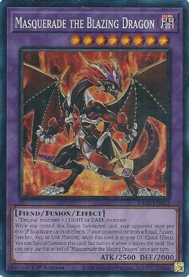 Masquerade the Blazing Dragon PCR 25th Anniversary Rarity Collection II Yu-Gi-Oh! card