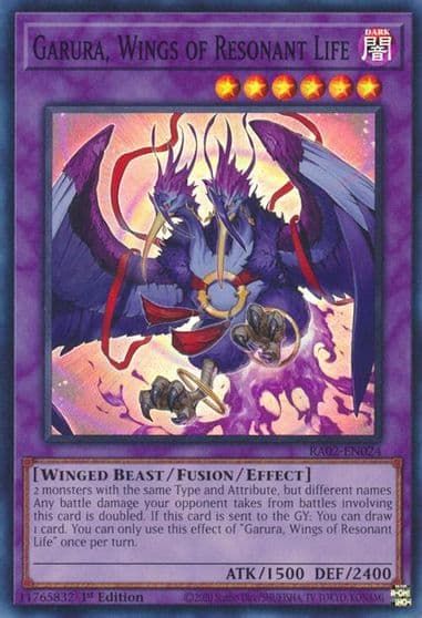 Garura Wings of Resonant Life 25th Anniversary Rarity Collection II Yu-Gi-Oh! card