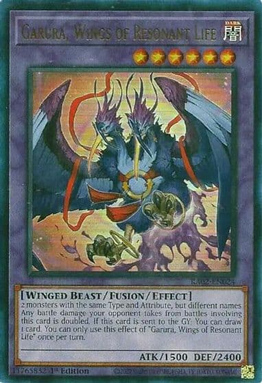 Garura Wings of Resonant Life UR 25th Anniversary Rarity Collection II Yu-Gi-Oh! card
