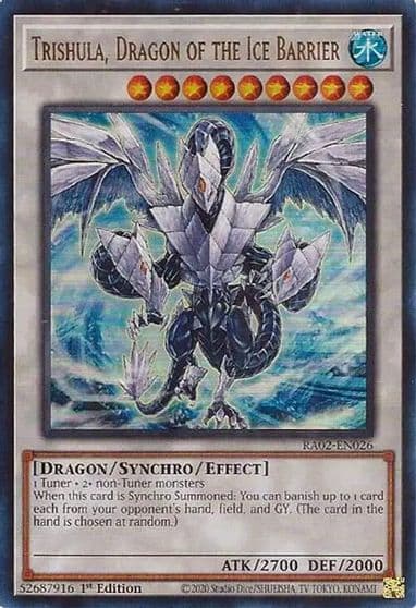 Trishula Dragon of the Ice Barrier UR 25th Anniversary Rarity Collection II Yu-Gi-Oh! card
