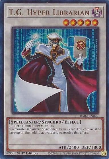 TG Hyper Librarian UR 25th Anniversary Rarity Collection II Yu-Gi-Oh! card