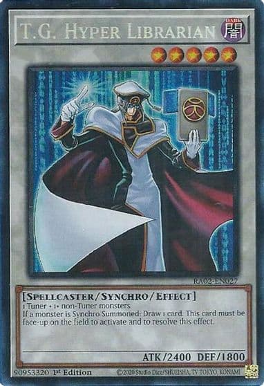 TG Hyper Librarian PCR 25th Anniversary Rarity Collection II Yu-Gi-Oh! card