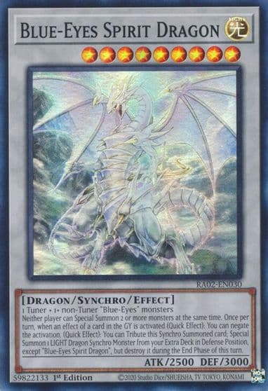Blue Eyes Spirit Dragon 25th Anniversary Rarity Collection II Yu-Gi-Oh! card