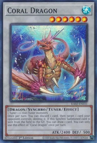Coral Dragon 25th Anniversary Rarity Collection II Yu-Gi-Oh! card