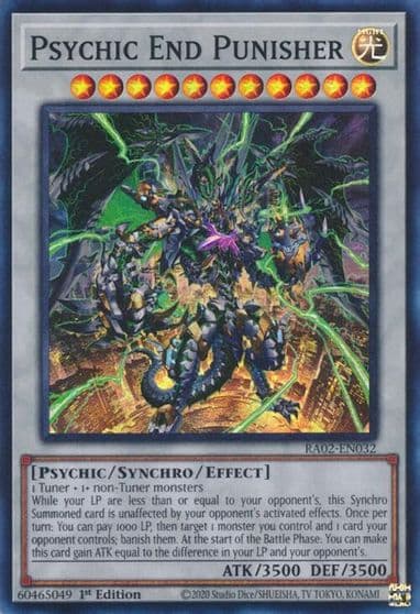 Psychic End Punisher 25th Anniversary Rarity Collection II Yu-Gi-Oh! card