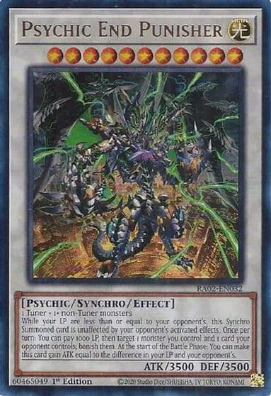 Psychic End Punisher UR 25th Anniversary Rarity Collection II Yu-Gi-Oh! card