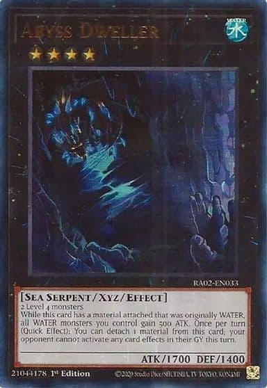 Abyss Dweller UR 25th Anniversary Rarity Collection II Yu-Gi-Oh! card