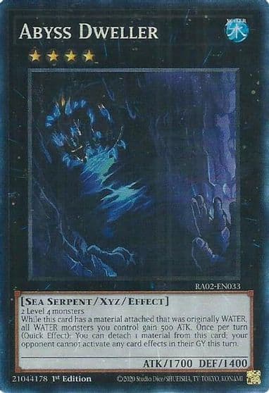 Abyss Dweller PCR 25th Anniversary Rarity Collection II Yu-Gi-Oh! card
