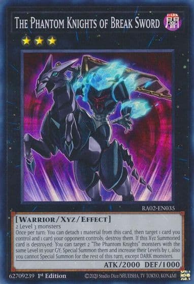 The Phantom Knights of Break Sword 25th Anniversary Rarity Collection II Yu-Gi-Oh! card