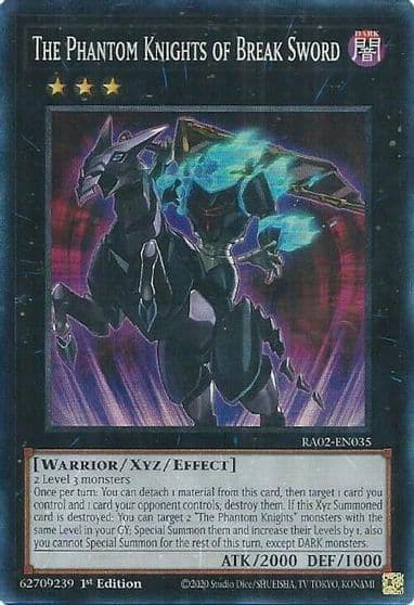 The Phantom Knights of Break Sword PCR 25th Anniversary Rarity Collection II Yu-Gi-Oh! card