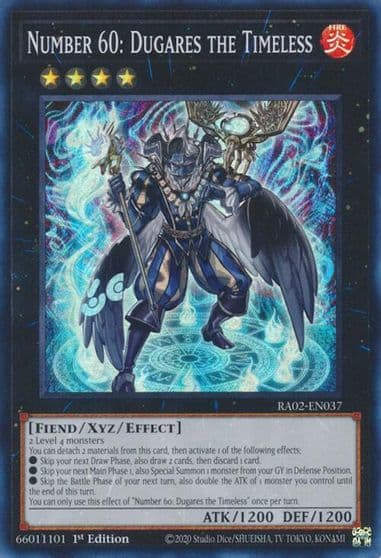 Number 60 Dugares the Timeless 25th Anniversary Rarity Collection II Yu-Gi-Oh! card