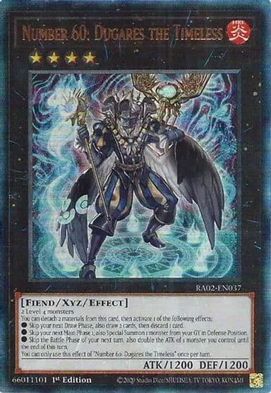 Number 60 Dugares the Timeless PUR 25th Anniversary Rarity Collection II Yu-Gi-Oh! card