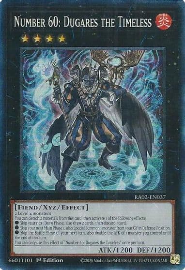 Number 60 Dugares the Timeless PCR 25th Anniversary Rarity Collection II Yu-Gi-Oh! card