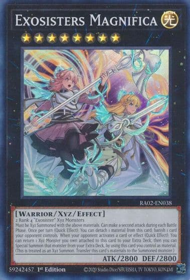 Exosisters Magnifica 25th Anniversary Rarity Collection II Yu-Gi-Oh! card