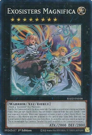 Exosisters Magnifica PCR 25th Anniversary Rarity Collection II Yu-Gi-Oh! card