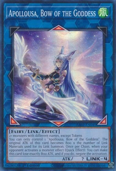 Apollousa Bow of the Goddess Alternate Art 25th Anniversary Rarity Collection II Yu-Gi-Oh! card