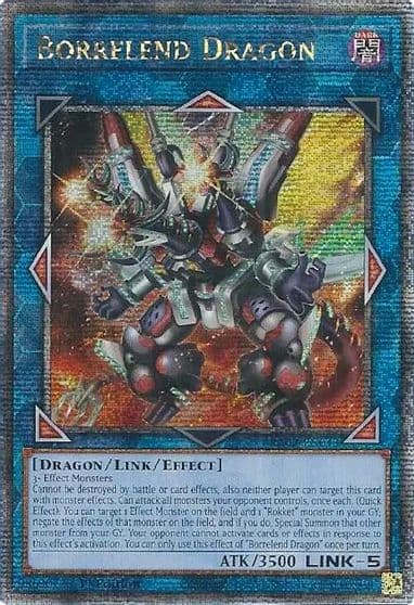 Borrelend Dragon Quarter Century Secret Rare 25th Anniversary Rarity Collection II Yu-Gi-Oh! card