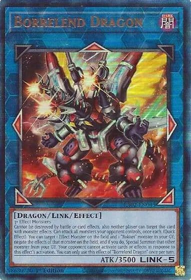 Borrelend Dragon PUR 25th Anniversary Rarity Collection II Yu-Gi-Oh! card