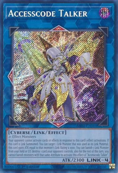 Accesscode Talker Secret Rare 25th Anniversary Rarity Collection II Yu-Gi-Oh! card