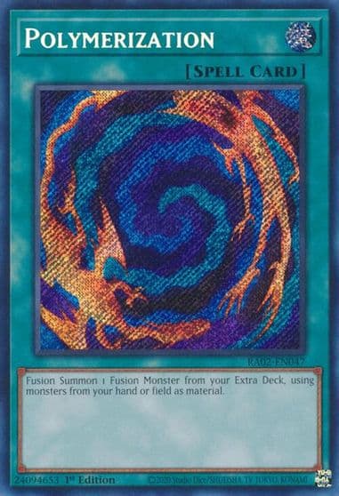 Polymerization Secret Rare 25th Anniversary Rarity Collection II Yu-Gi-Oh! card