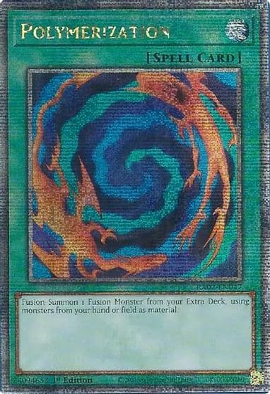 Polymerization Quarter Century Secret Rare 25th Anniversary Rarity Collection II Yu-Gi-Oh! card