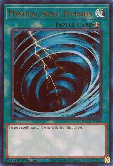 Mystical Space Typhoon UR 25th Anniversary Rarity Collection II Yu-Gi-Oh! card