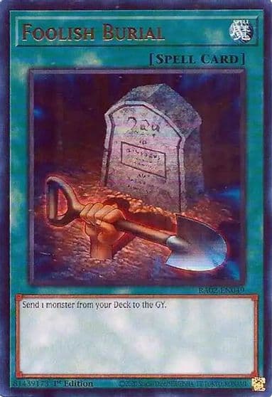 Foolish Burial UR 25th Anniversary Rarity Collection II Yu-Gi-Oh! card