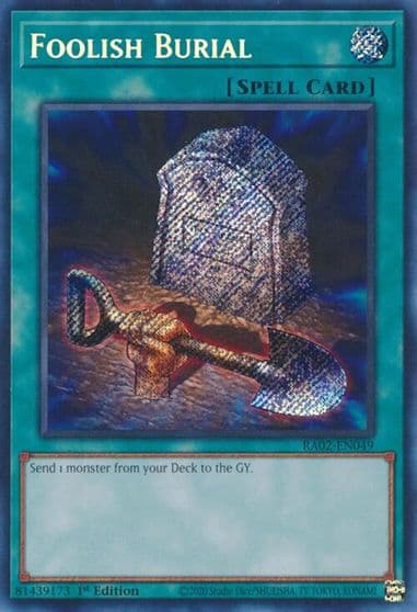 Foolish Burial Secret Rare 25th Anniversary Rarity Collection II Yu-Gi-Oh! card