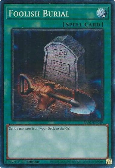 Foolish Burial PCR 25th Anniversary Rarity Collection II Yu-Gi-Oh! card