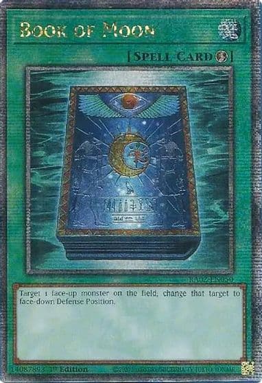 Book of Moon Quarter Century Secret Rare 25th Anniversary Rarity Collection II Yu-Gi-Oh! card