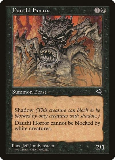 Dauthi Horror Tempest Magic card