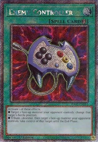 Enemy Controller Platinum Secret Rare 25th Anniversary Rarity Collection II Yu-Gi-Oh! card