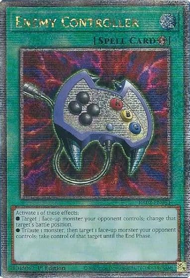 Enemy Controller Quarter Century Secret Rare 25th Anniversary Rarity Collection II Yu-Gi-Oh! card