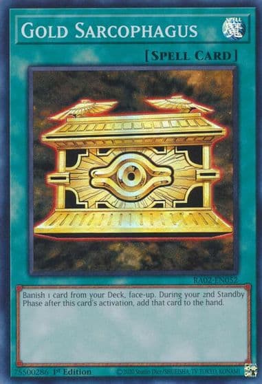 Gold Sarcophagus 25th Anniversary Rarity Collection II Yu-Gi-Oh! card