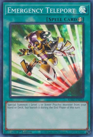 Emergency Teleport 25th Anniversary Rarity Collection II Yu-Gi-Oh! card