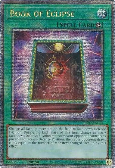 Book of Eclipse Quarter Century Secret Rare 25th Anniversary Rarity Collection II Yu-Gi-Oh! card