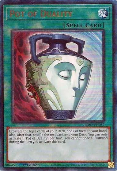 Pot of Duality PUR 25th Anniversary Rarity Collection II Yu-Gi-Oh! card