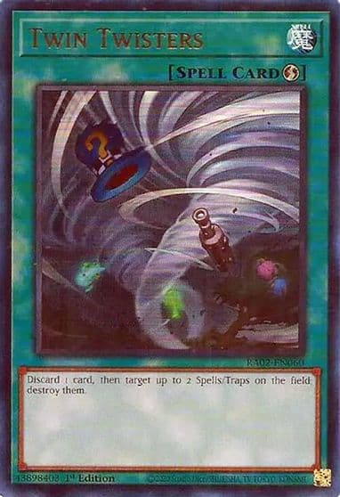 Twin Twisters UR 25th Anniversary Rarity Collection II Yu-Gi-Oh! card