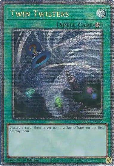 Twin Twisters Quarter Century Secret Rare 25th Anniversary Rarity Collection II Yu-Gi-Oh! card