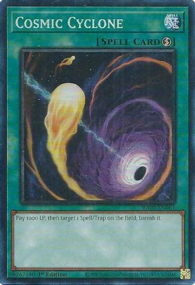 Cosmic Cyclone PCR 25th Anniversary Rarity Collection II Yu-Gi-Oh! card