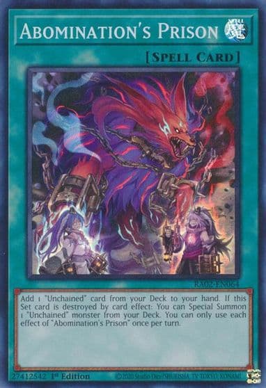 Abominations Prison 25th Anniversary Rarity Collection II Yu-Gi-Oh! card