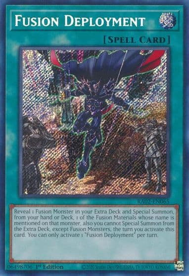 Fusion Deployment Secret Rare 25th Anniversary Rarity Collection II Yu-Gi-Oh! card