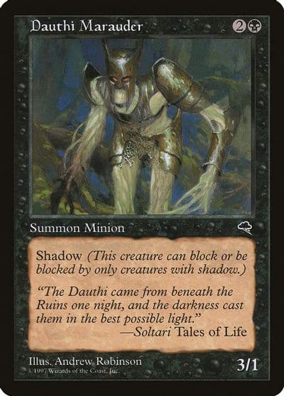 Dauthi Marauder Tempest Magic card