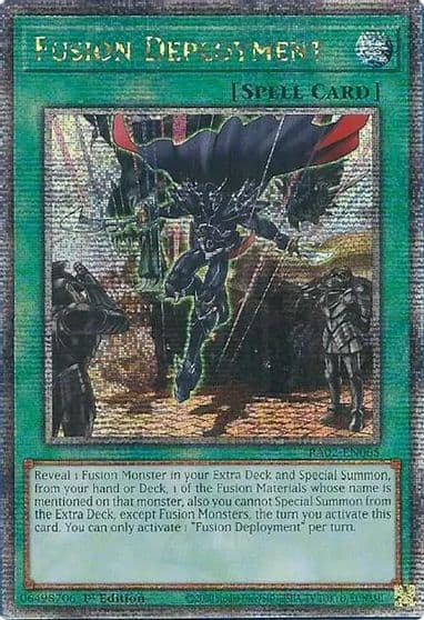 Fusion Deployment Quarter Century Secret Rare 25th Anniversary Rarity Collection II Yu-Gi-Oh! card