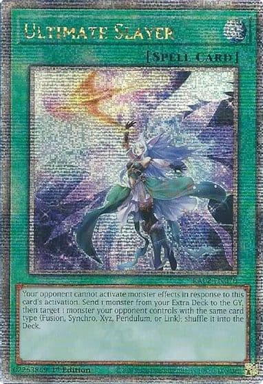 Ultimate Slayer Quarter Century Secret Rare 25th Anniversary Rarity Collection II Yu-Gi-Oh! card