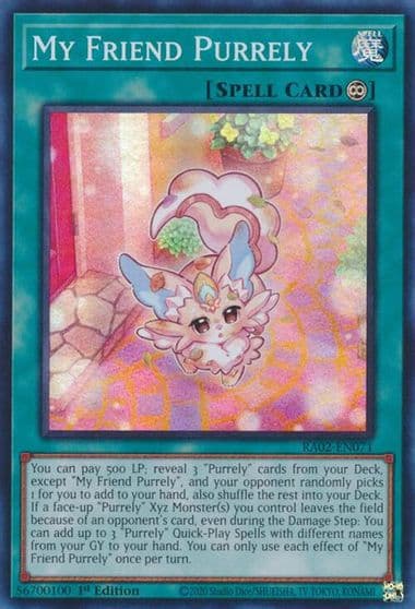 My Friend Purrely 25th Anniversary Rarity Collection II Yu-Gi-Oh! card
